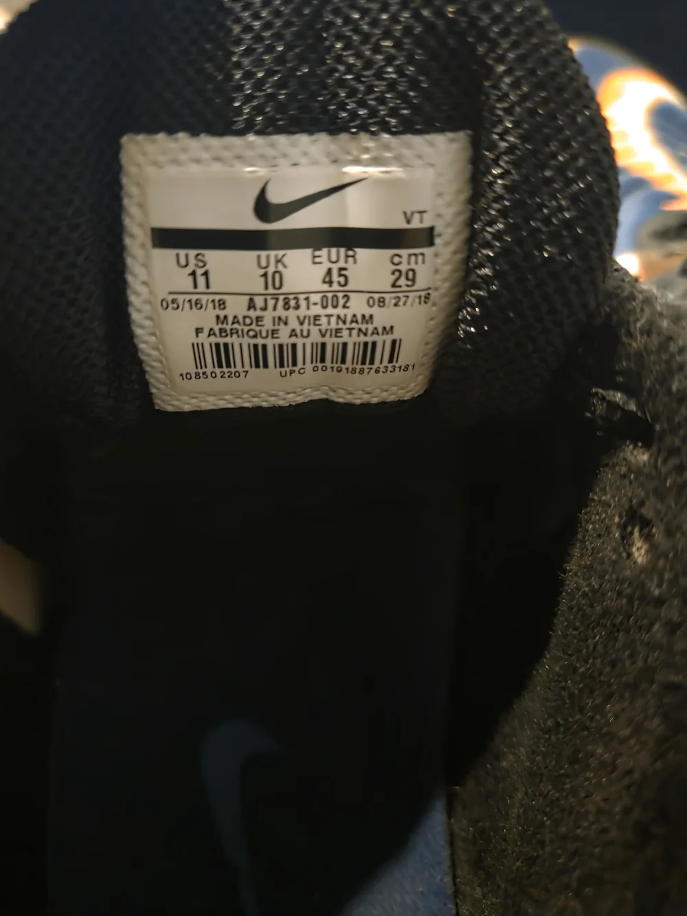 Nike Air Max Deluxe Blue Force Men's Sneakers - Picture 4 of 7